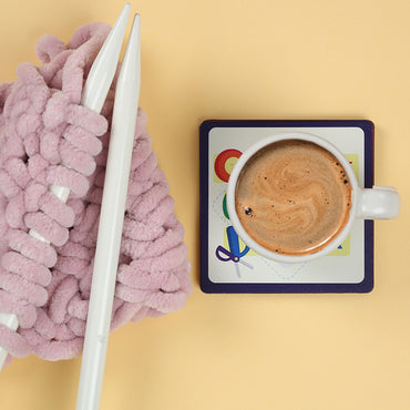 Sew Tasty Desenli Bardak Altlığı - N4370