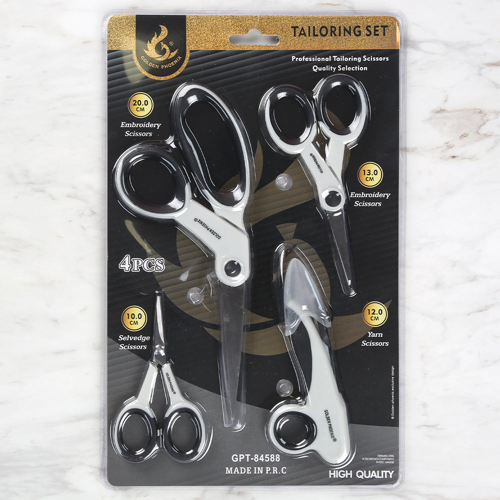 Golden Phoenıx Makas Seti Gri GPT:84588