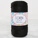 Loren Soft Star Makrome İpi Siyah Simli Siyah RM105