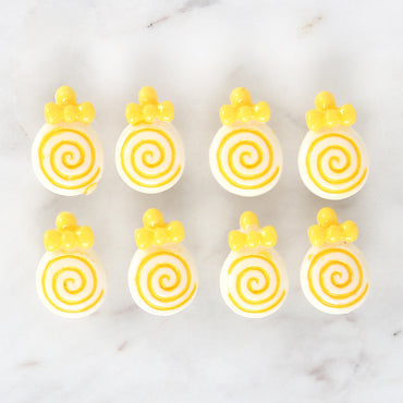 Loren Crafts 8'li Sarı Şeker Düğme - 3027