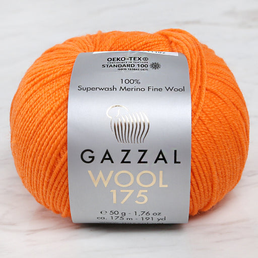 Gazzal Wool 175 50gr Turuncu El Örgü İpi - 354