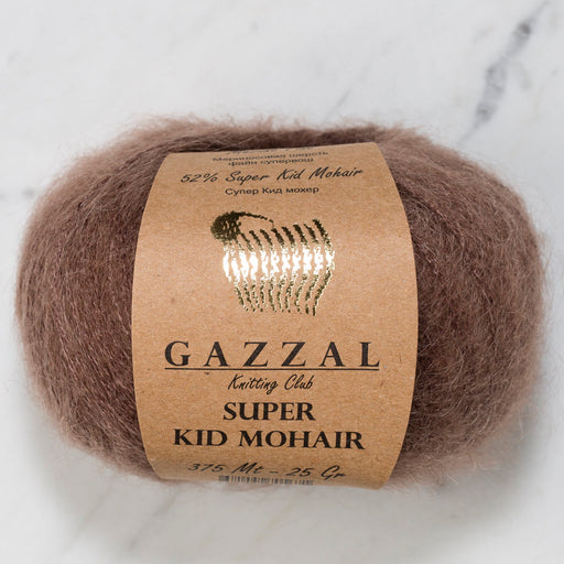Gazzal Super Kid Mohair Açık Kahverengi El Örgü İpi - 61256
