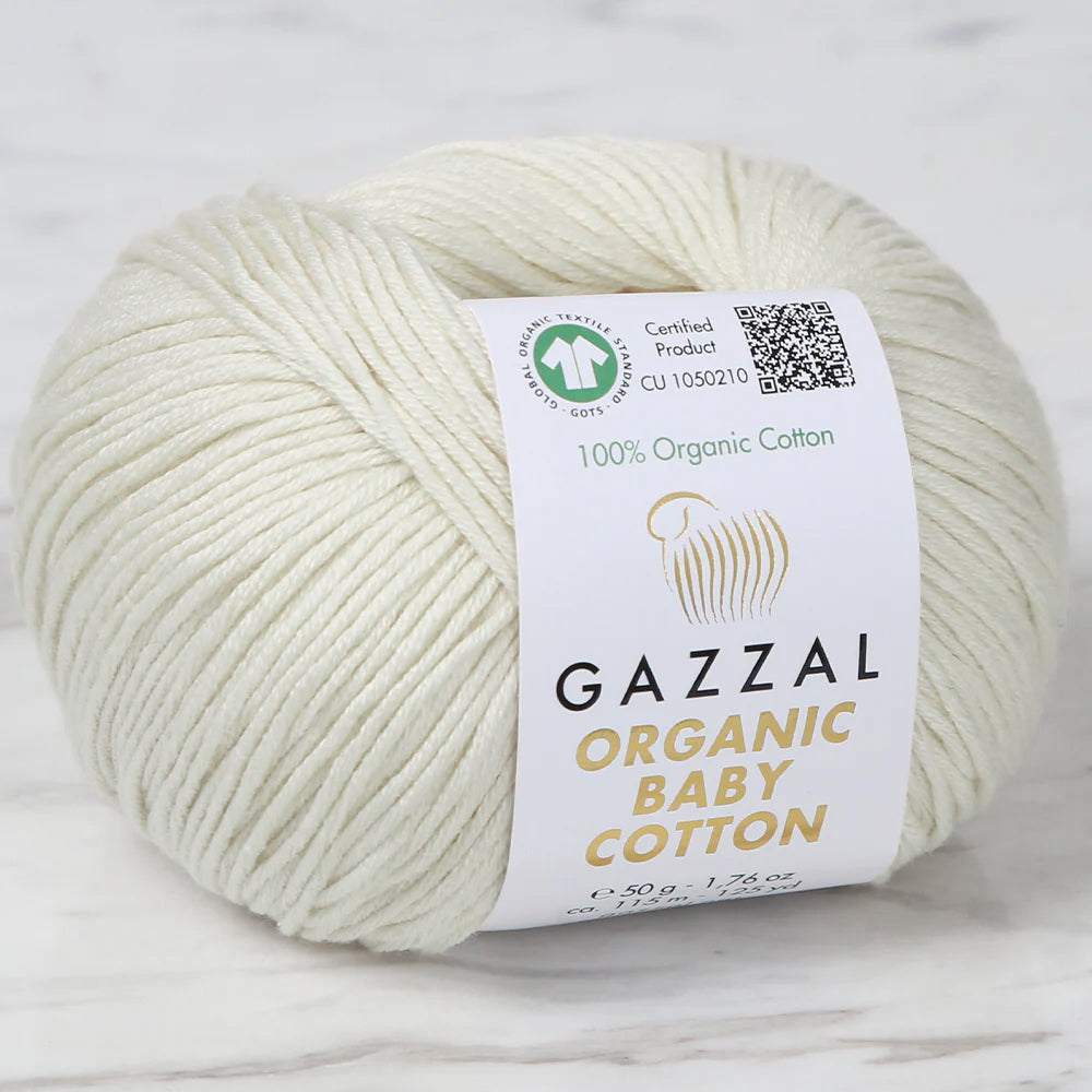 Gazzal Organic Baby Cotton Açık Yeşil Bebek Yünü - 436