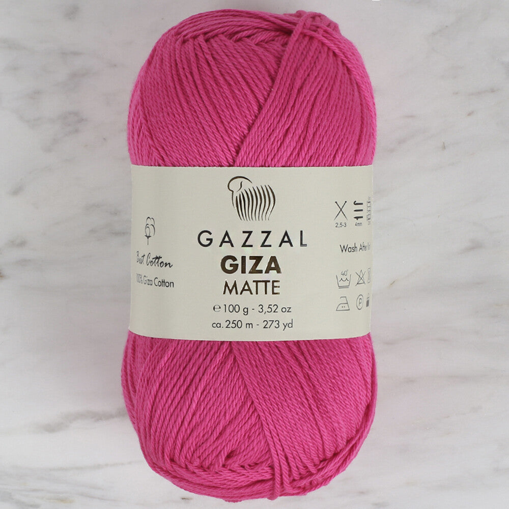 うさ Gazzal Giza Matte Fuşya El Örgü İpi - 5569 – Hobium