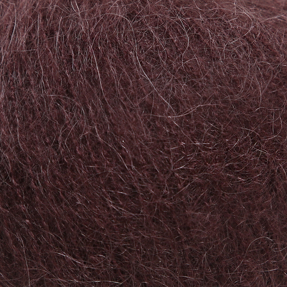 Gazzal Super Kid Mohair Kahverengi 25 Gr El Örgü İpi - 64426