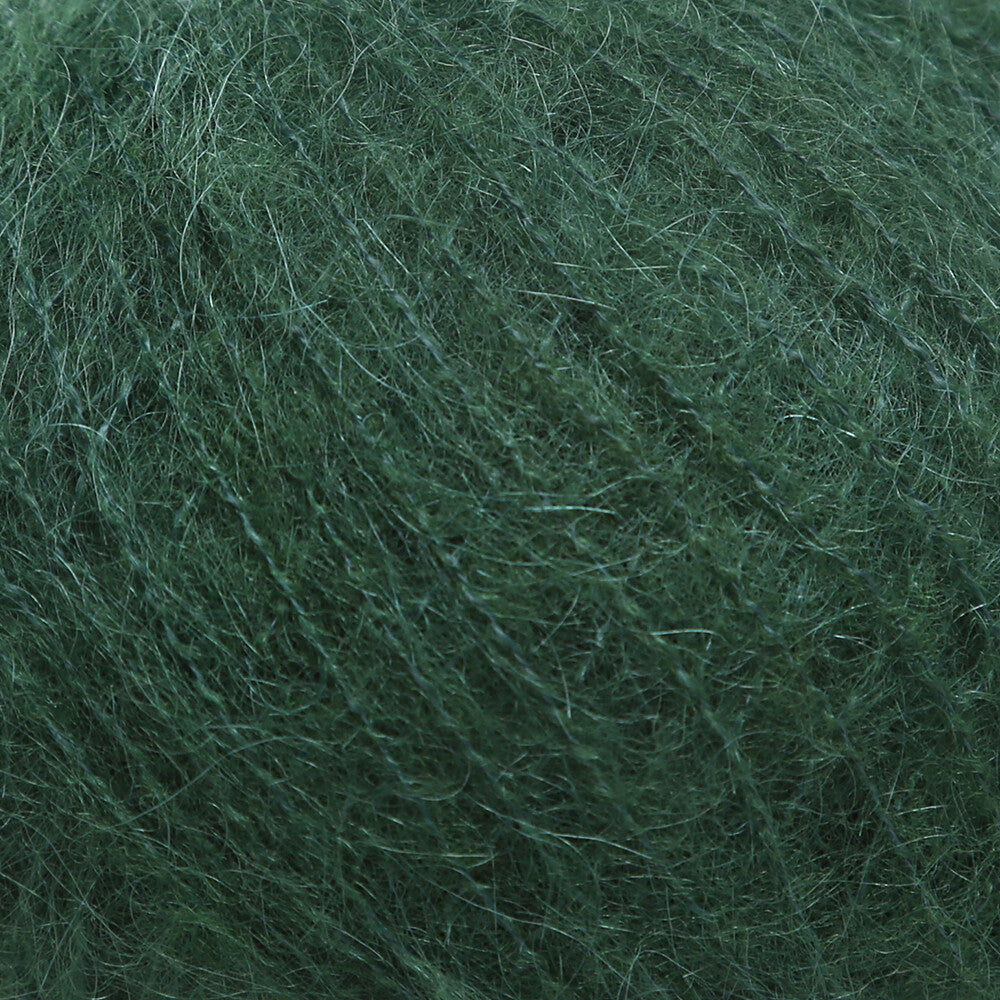 Gazzal Super Kid Mohair Yeşil 25 Gr El Örgü İpi - 64428