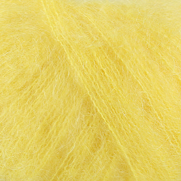Gazzal Super Kid Mohair Sarı 25 Gr El Örgü İpi - 64431