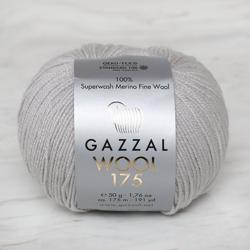 Gazzal Wool 175 50gr Açık Gri El Örgü İpi - 301