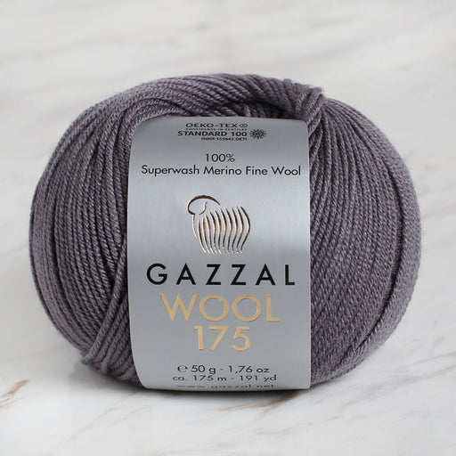 Gazzal Wool 175 50gr Koyu Gri El Örgü İpi - 302