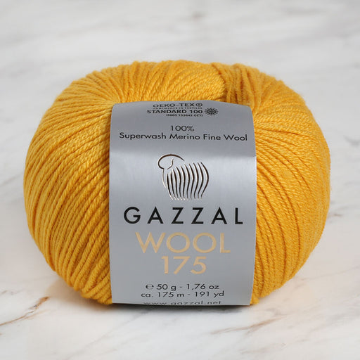 Gazzal Wool 175 50gr Hardal El Örgü İpi - 312