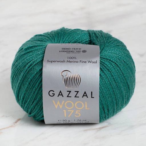 Gazzal Wool 175 50gr Koyu Yeşil El Örgü İpi - 319