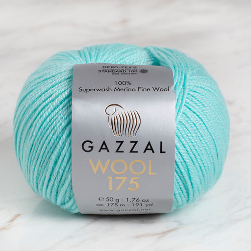 Gazzal Wool 175 50gr Mint Yeşili El Örgü İpi - 321