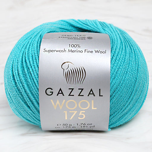 Gazzal Wool 175 50gr Yeşil El Örgü İpi - 323