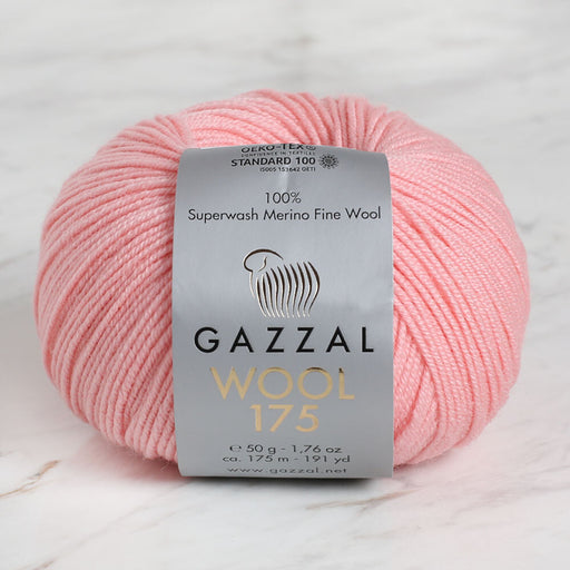 Gazzal Wool 175 50gr Pembe El Örgü İpi - 328
