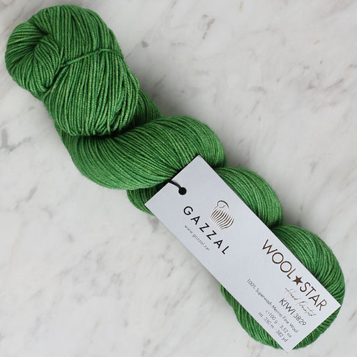 Gazzal Wool Star Yeşil El örgü İpi - 3829
