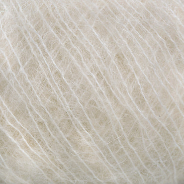 Gazzal Super Kid Mohair Krem 25 Gr El Örgü İpi - 64437