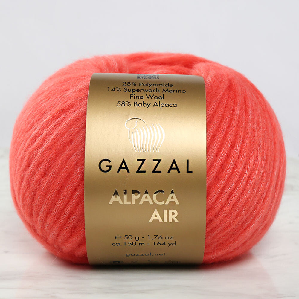 Gazzal Alpaca Air Nar Çiçeği El Örgü İpi - C:87