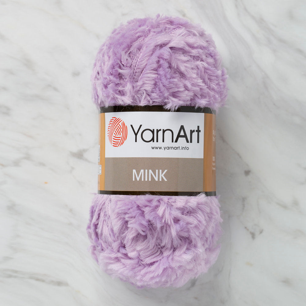 Yarnart Mink 50gr Lila El Örgü İpliği - 350 – Hobium