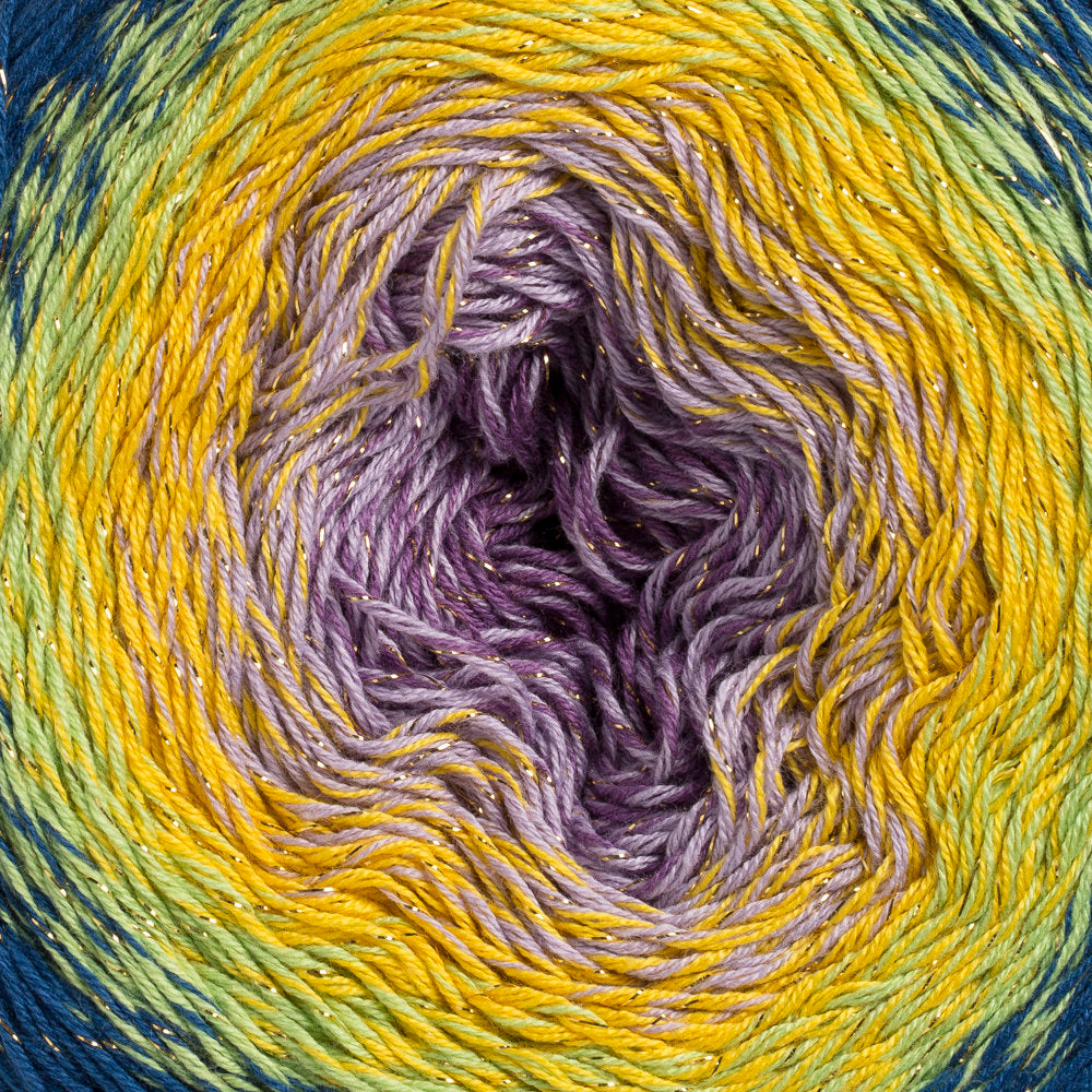 Yarnart Flowers Moonlight Simli Ebruli 260Gr El Örgü İpi - 3257