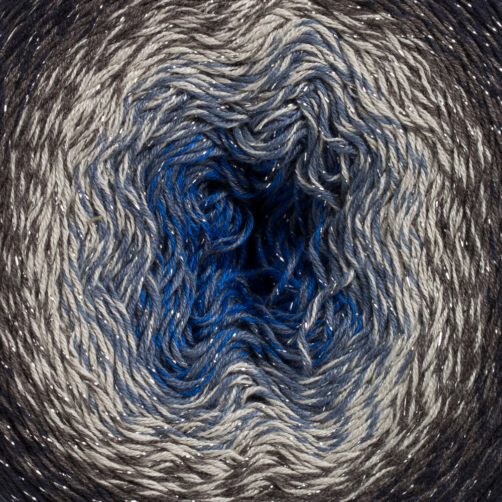 Yarnart Flowers Moonlight Simli Ebruli 260Gr El Örgü İpi - 3275