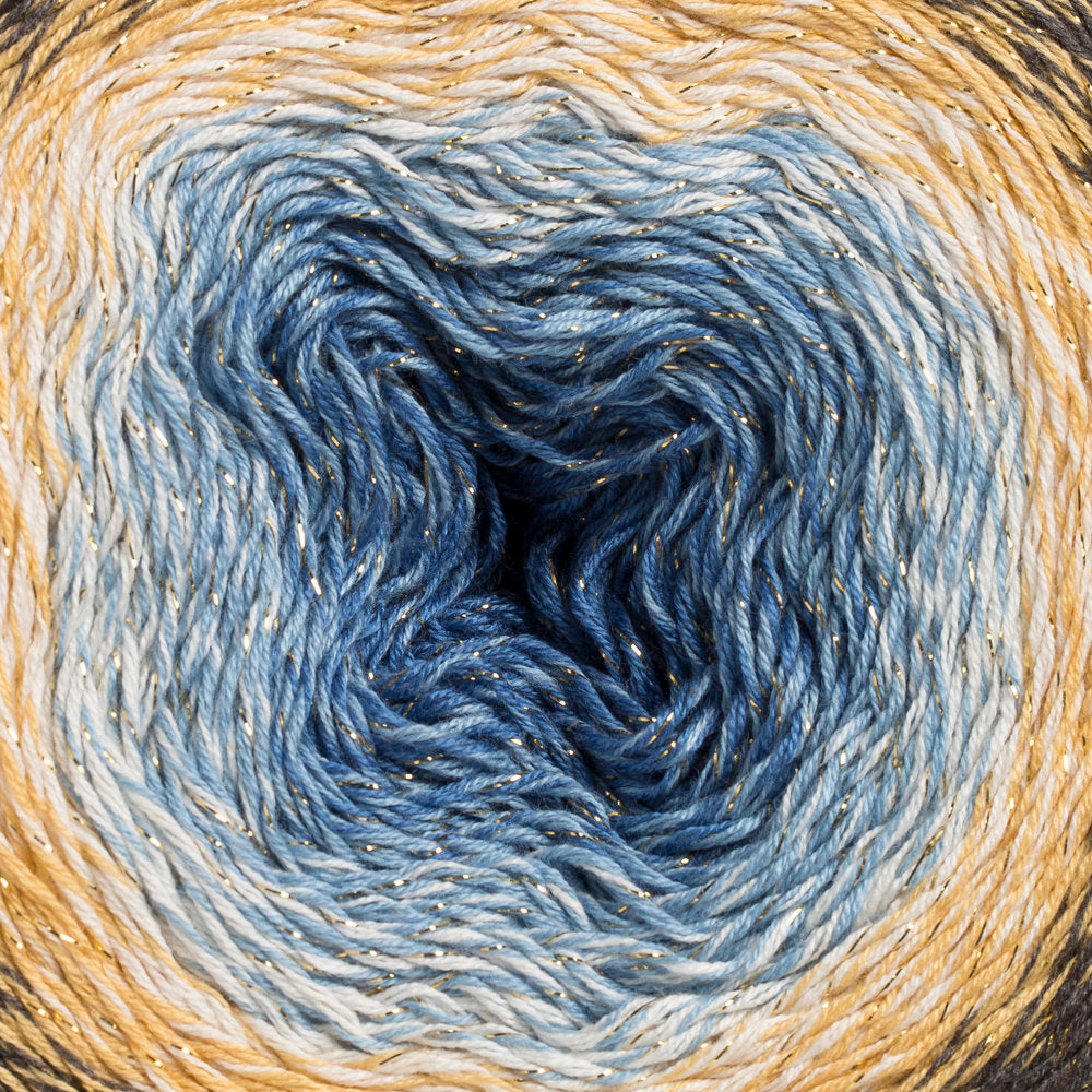 Yarnart Flowers Moonlight Simli Ebruli 260Gr El Örgü İpi - 3287