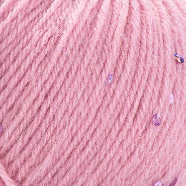 Alpaca Gold Paillettes Pembe El Örgü İpi - 9306