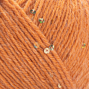 Alpaca Gold Paillettes Turuncu El Örgü İpi - 9311