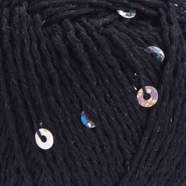 Yarnart Cotton Gold Paillettes Siyah El Örgü İpi - 7101