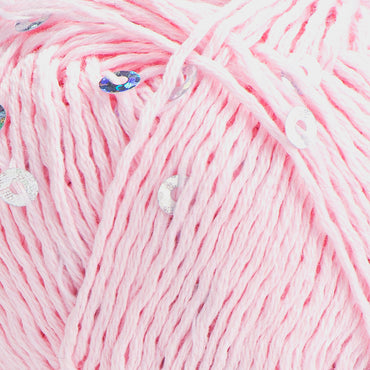 Yarnart Cotton Gold Paillettes Pembe El Örgü İpi - 7107