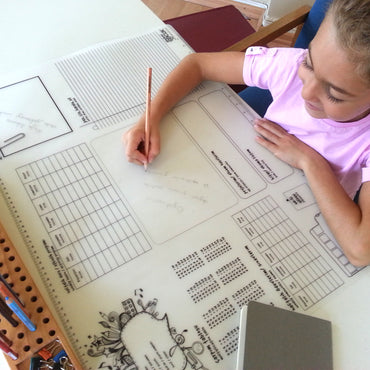 Akademi Çocuk Funny Mat - Çalışma Masam