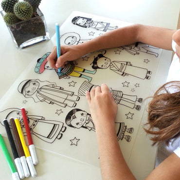 Akademi Çocuk Funny Mat - Dünya Çocukları