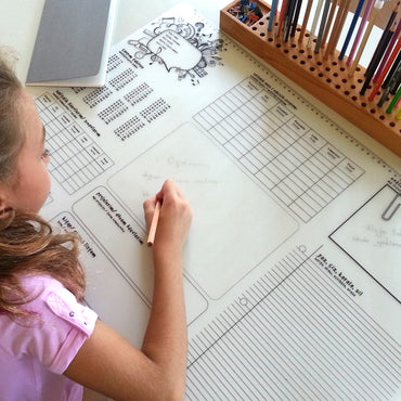 Akademi Çocuk Funny Mat - Çalışma Masam