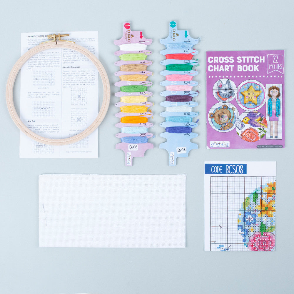 Tuva Kanaviçe Etamin Kiti - BCS08