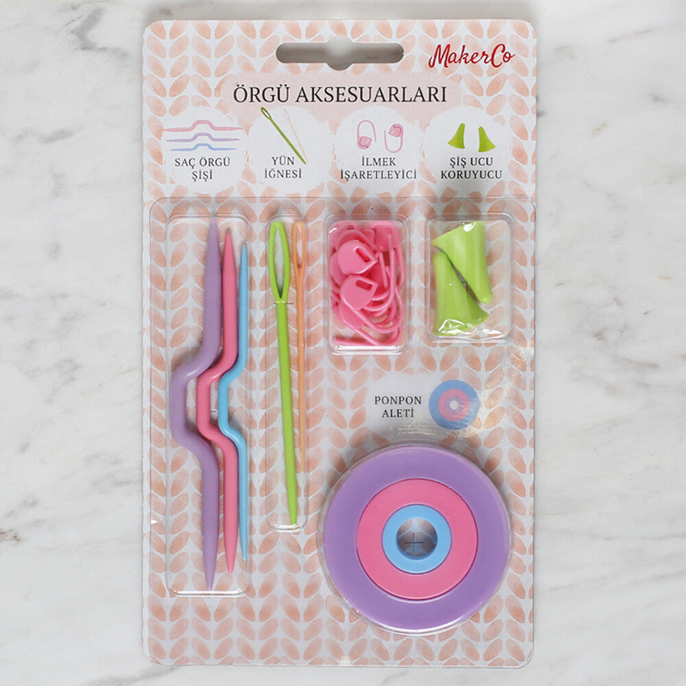 Tuva MakerCo Örgü Aksesuarları Seti