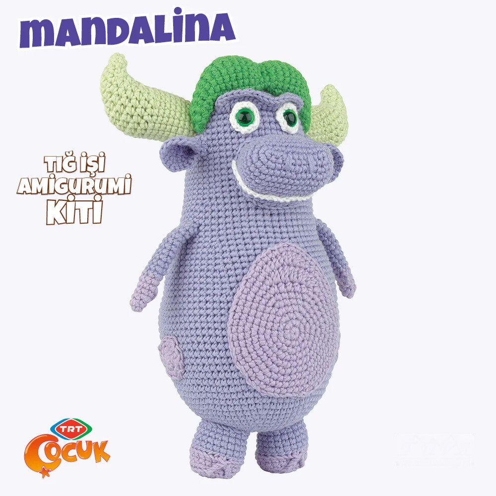 Tuva Amigurumi Kiti - Kaptan Pengu Ve Arkadaşları Mandalina ART.LAK08