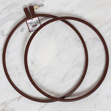 Hello Vidalı Plastik Kasnak 19 cm Kahverengi