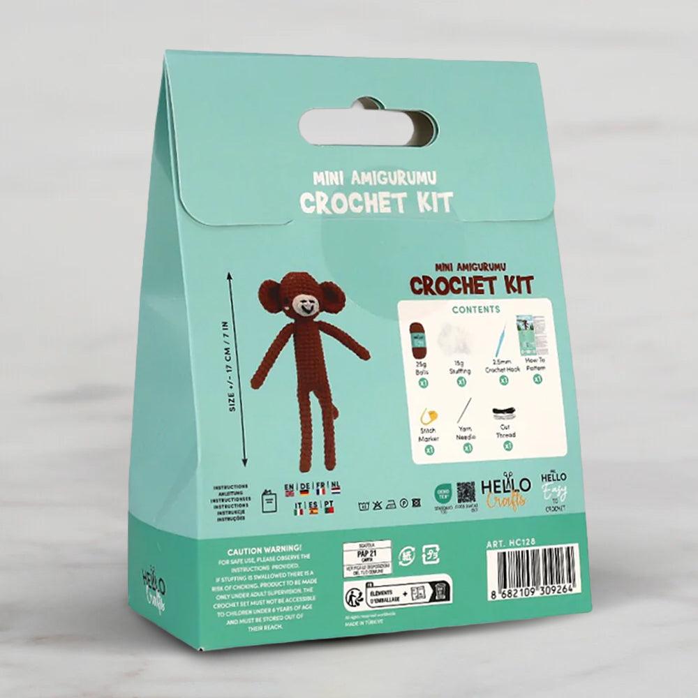 Hello Crafts Tığ İşi Mini Amigurumi Kiti - Mıschıef - HC128
