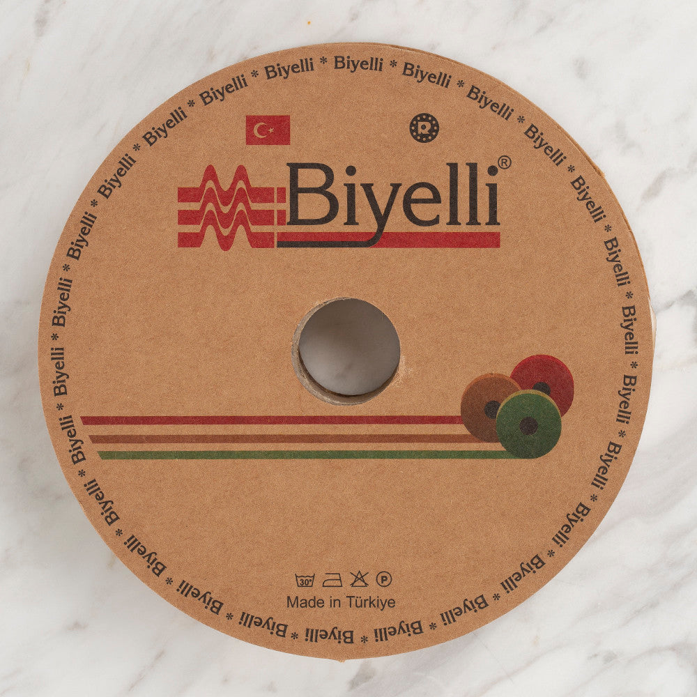 Loren Pamuk Katlı Biye Krem - D02