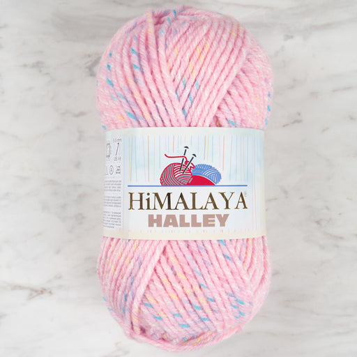 Himalaya Halley Pembe Benekli El Örgü İpi - 78003