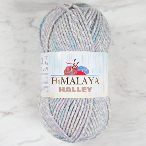 Himalaya Halley Gri Benekli El Örgü İpi - 78005