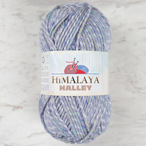 Himalaya Halley Mavi Benekli El Örgü İpi - 78038