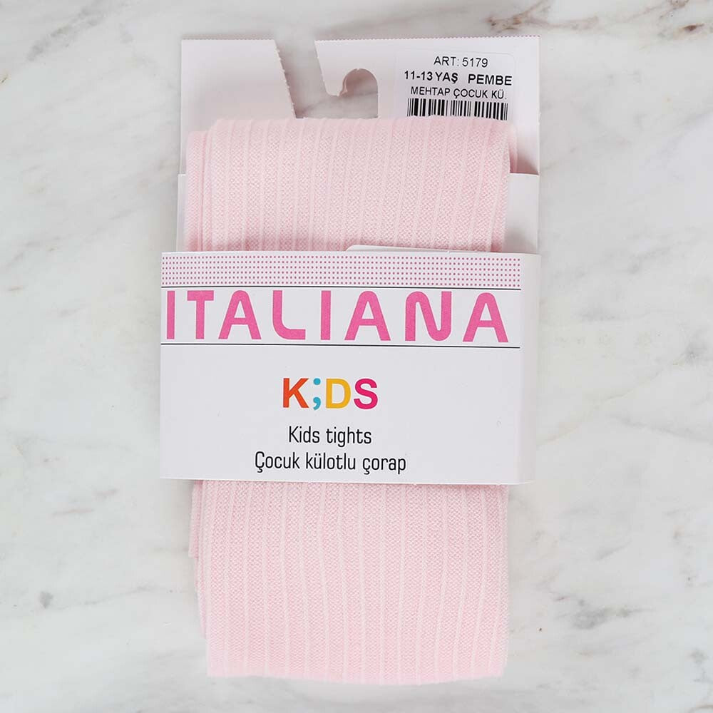 İtaliana 5179 Mehtap Çocuk Külotlu Çorap, Pembe 11/13 Yaş