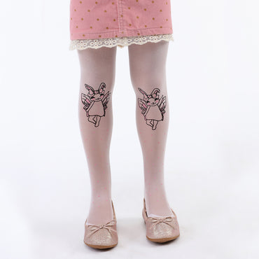 İtaliana 5204 Melek Çocuk Külotlu Çorap, Beyaz 5/7 Yaş