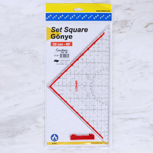 Ark Geodirect Set Square Geoder Gönye Dereceli 32 cm x 45