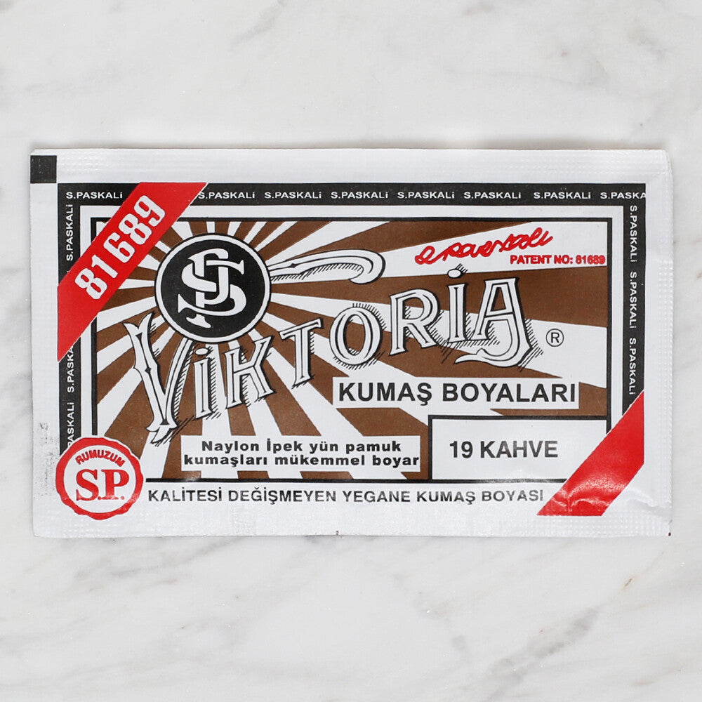 Viktoria Kumaş Boyası Kahverengi - 19