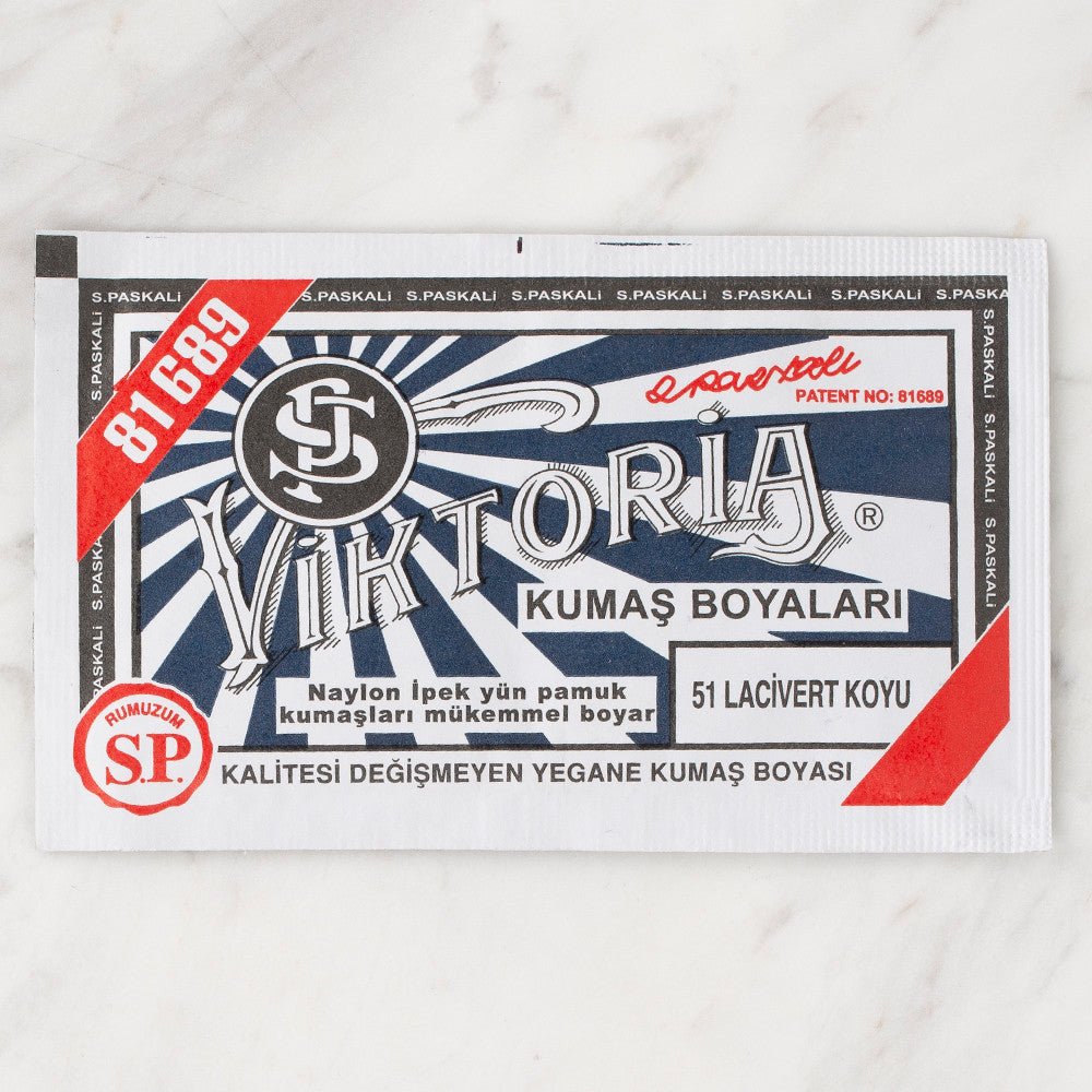 Viktoria Kumaş Boyası Koyu Lacivert - 51