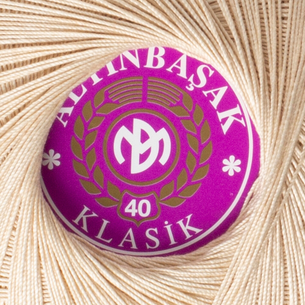 Altınbaşak Klasik No:40 Bej Dantel İpi - 301