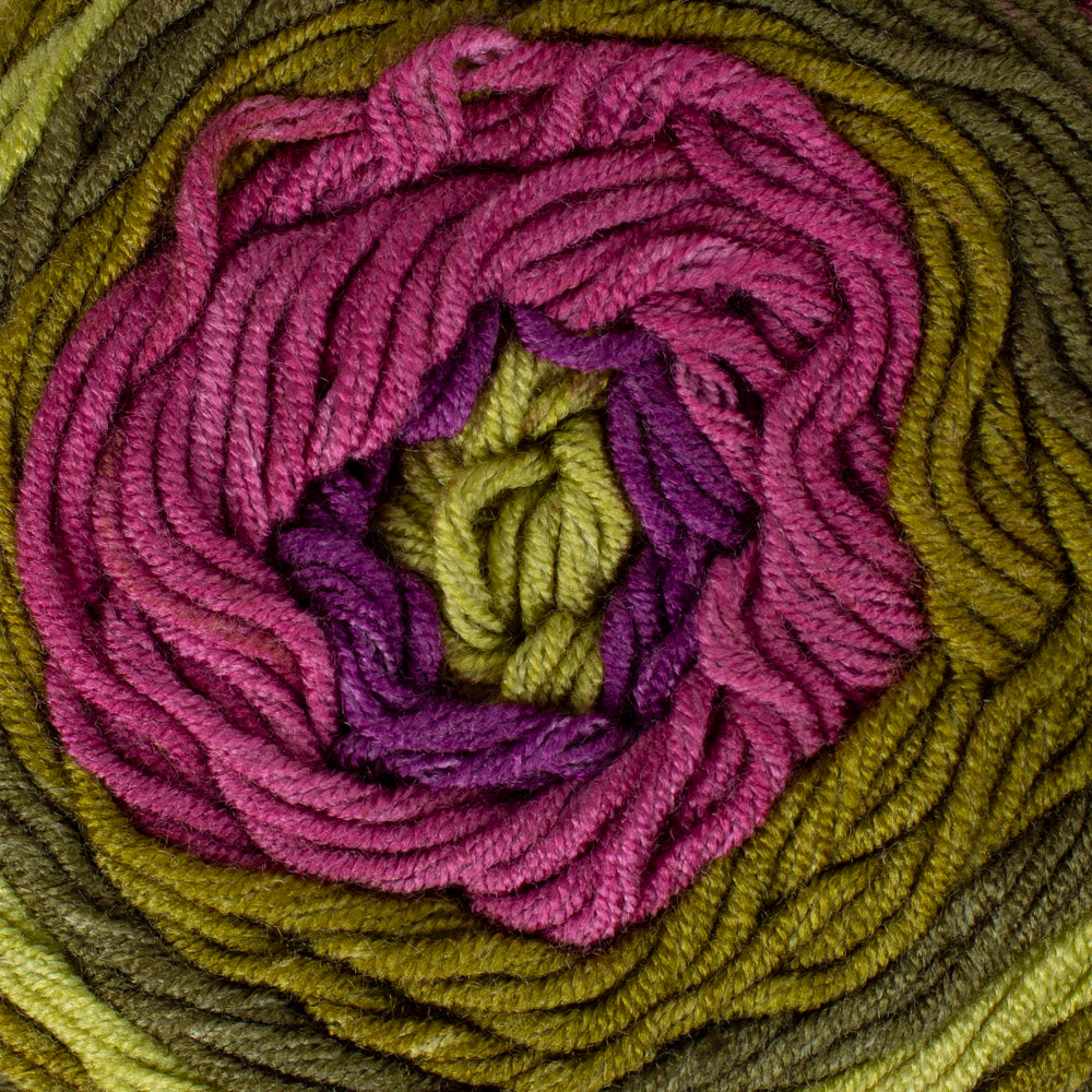 Örenbayan Trend Cake Batik 200 gr Ebruli El Örgü İpi - 633