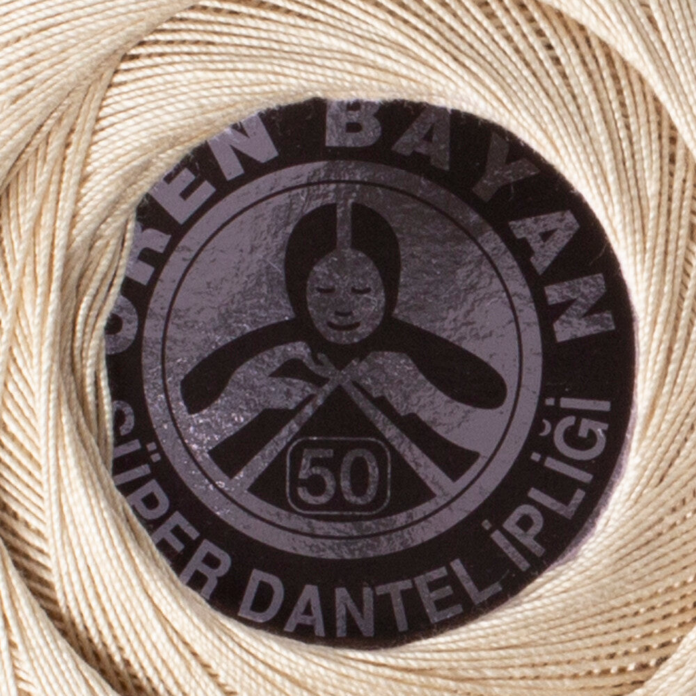 Örenbayan Süper No:50 Krem Dantel İpi