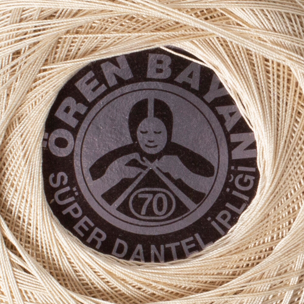 Örenbayan Süper No:70 Krem Dantel İpi